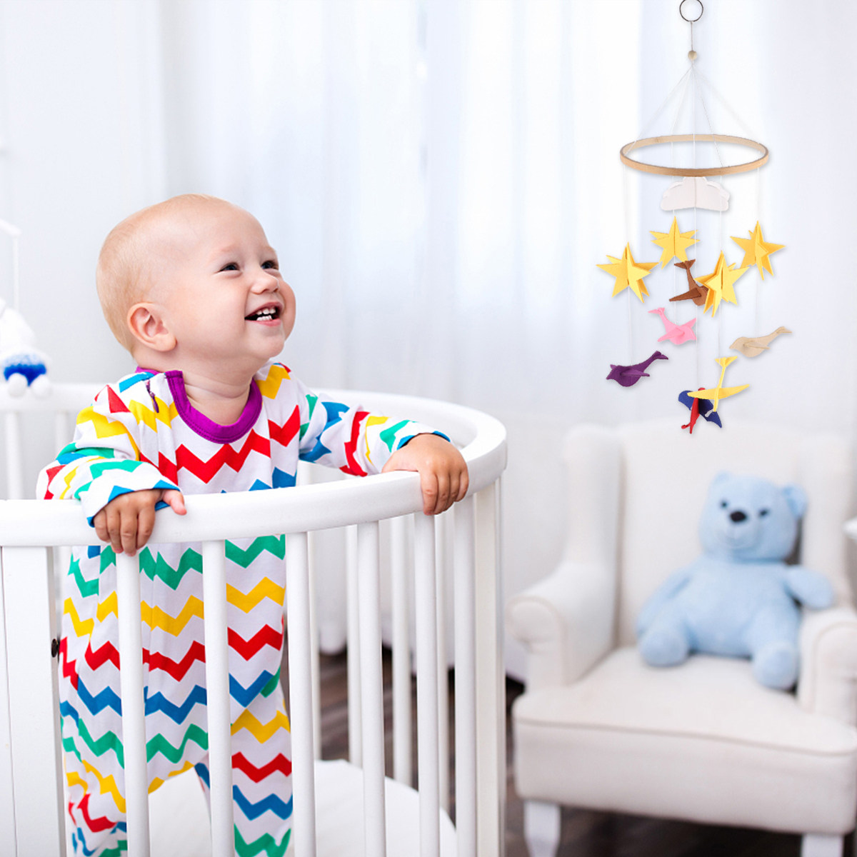 Baby Nursery Ornaments - 1Pcs Baby Crib Hanging Decoration Premium