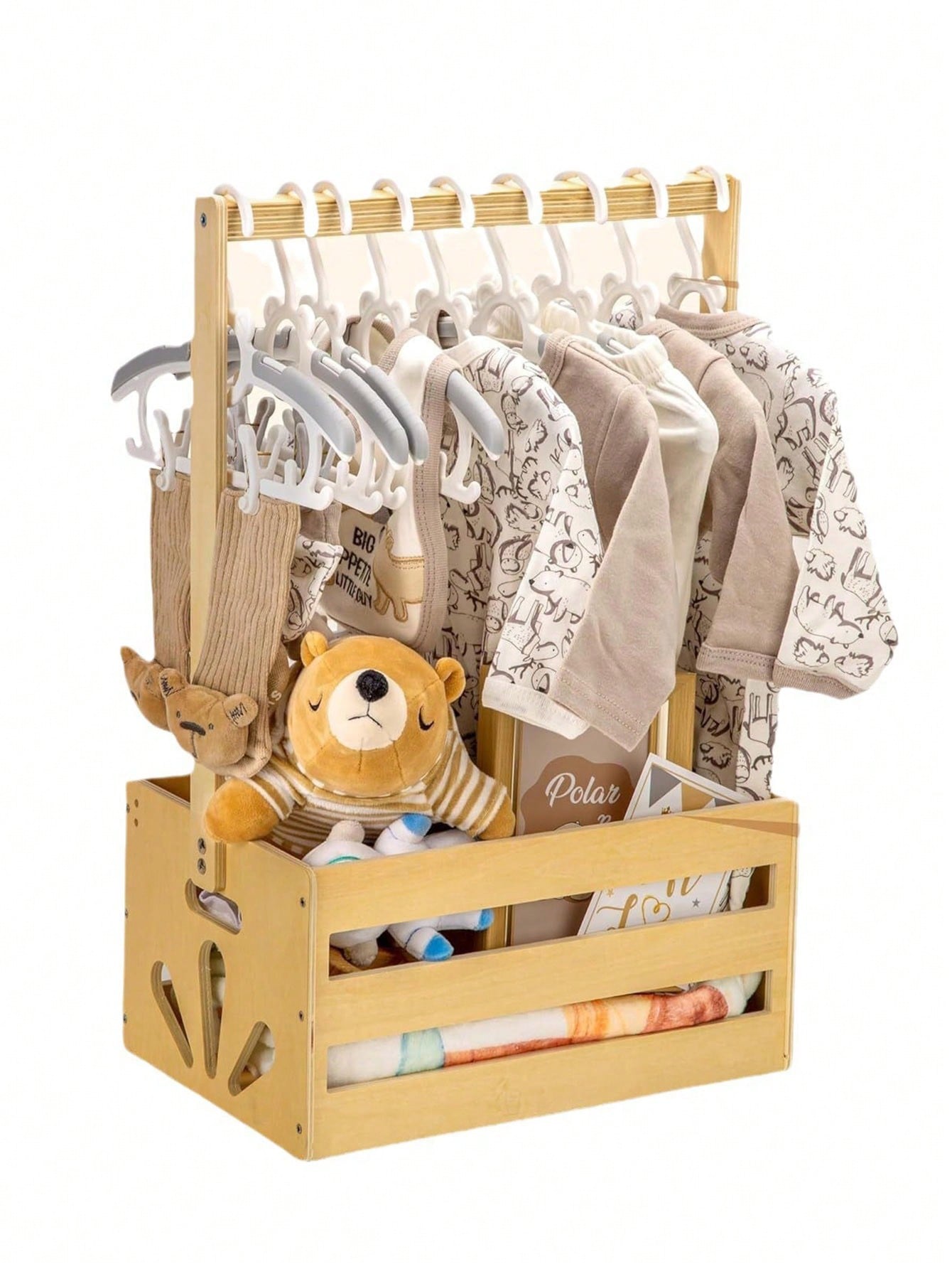 Baby Nursery Unit - Baby Shower Crate Box With Hanging