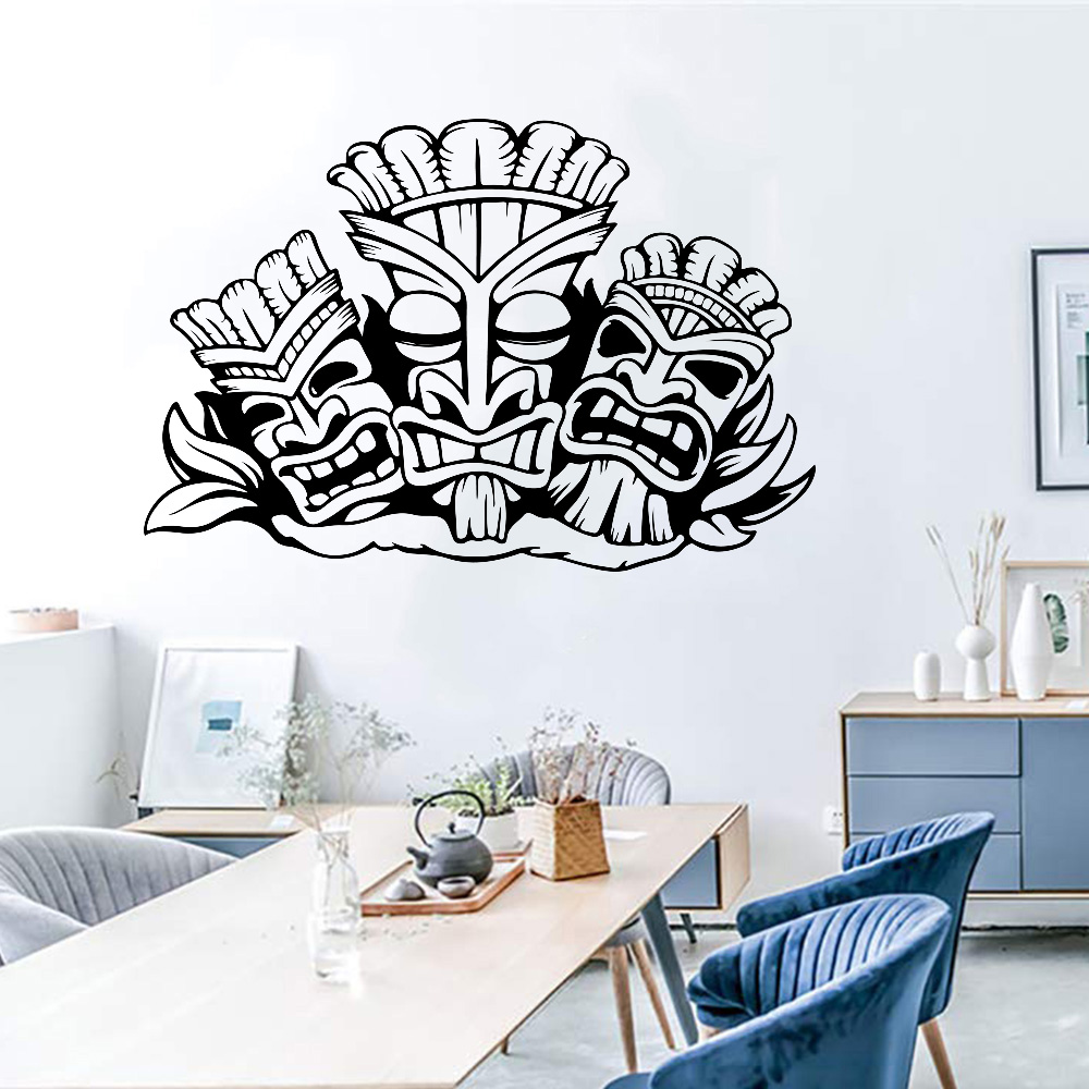 Baby Nursery Decals - Hawaiian Totem Wall Sticker Aloha Hawaii