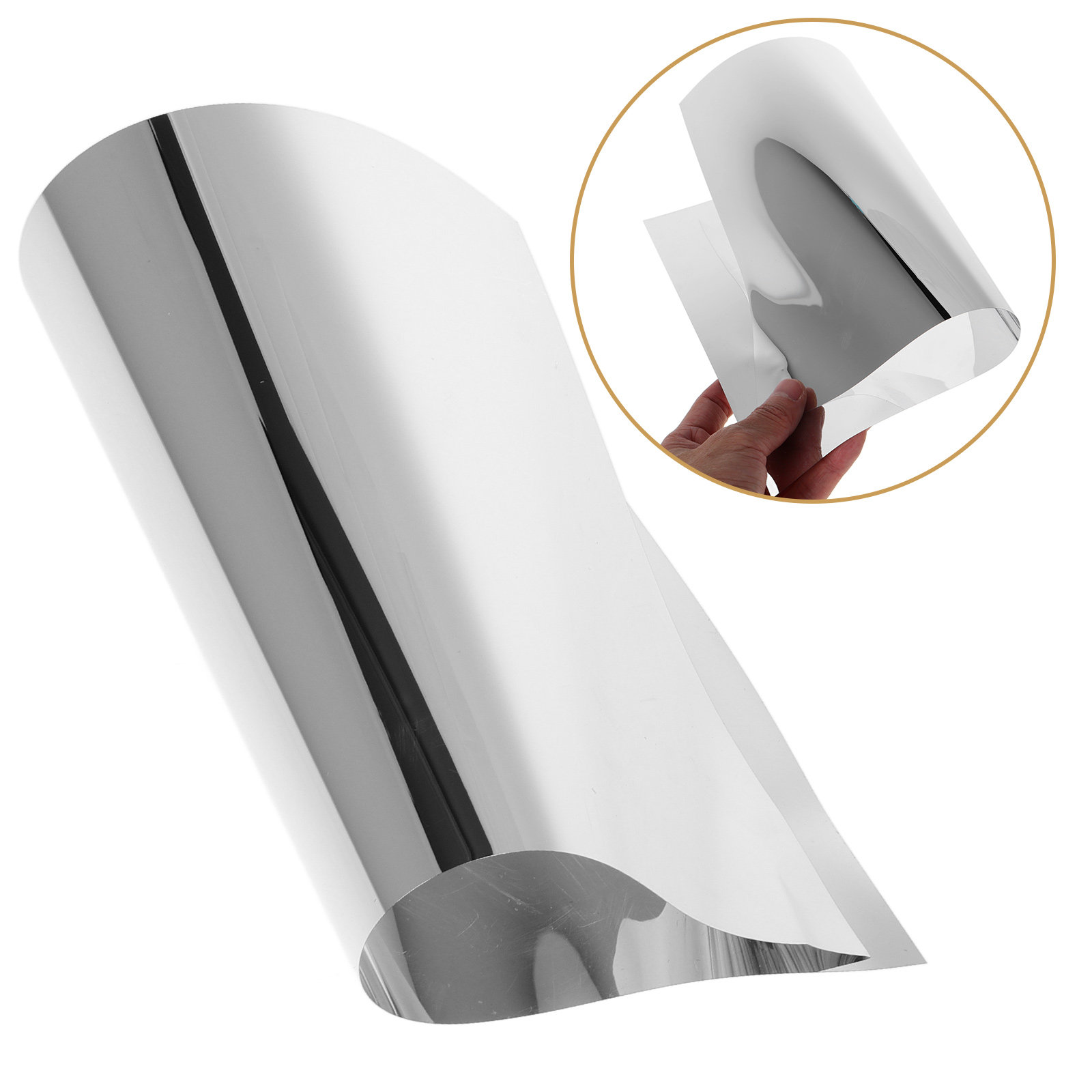Baby Nursery Mirror - Transparent Flexible Plastic Mirror Sheet Adhesive