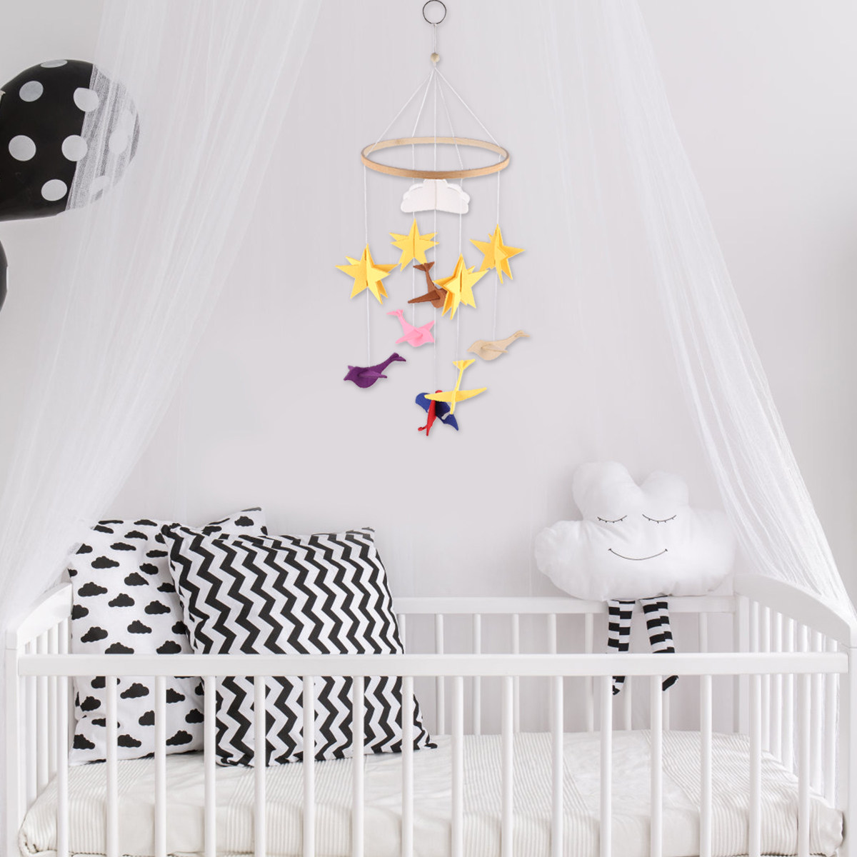 1Pcs Baby Crib Hanging Decorat - Baby Nursery Ornaments recension och pris