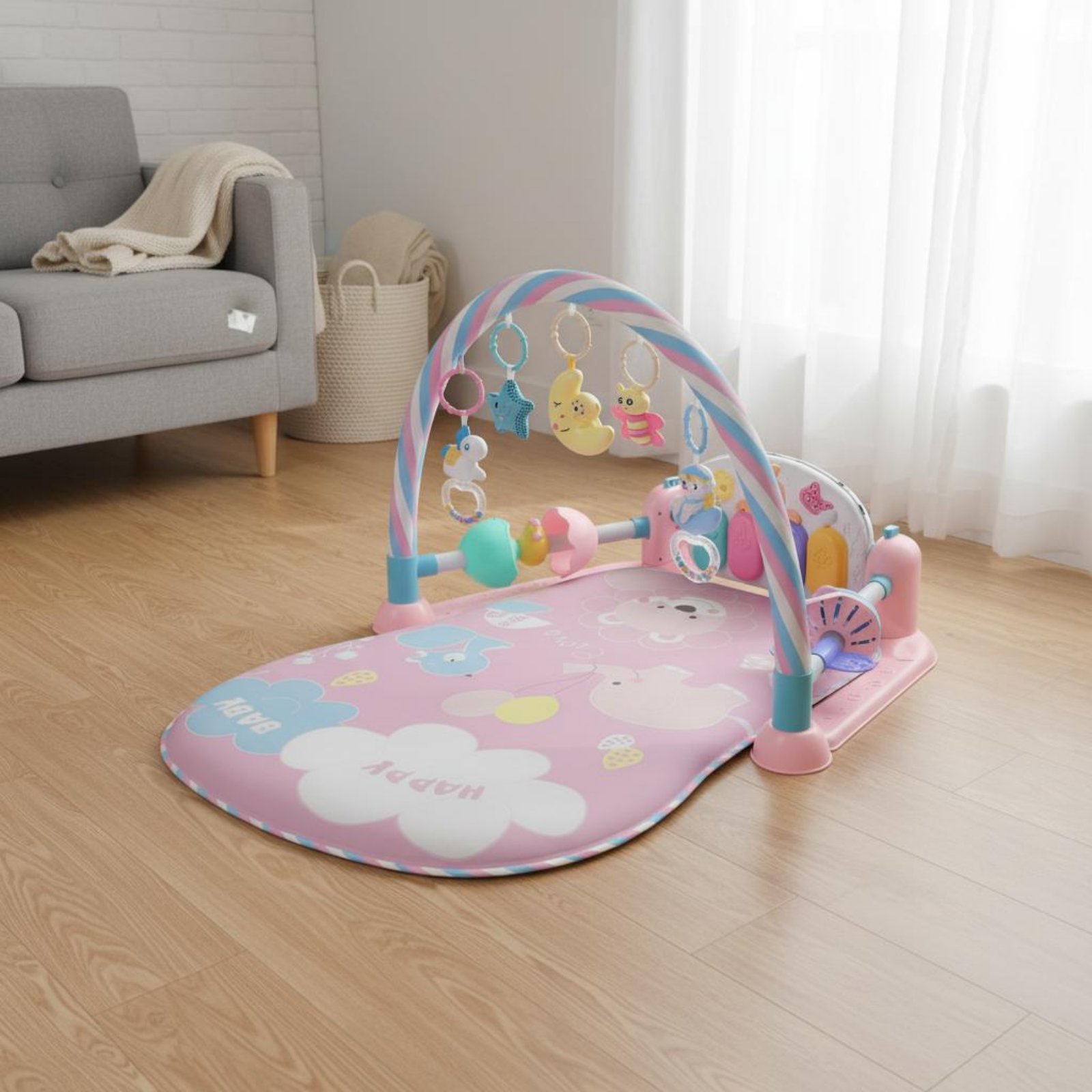 Baby Playpen with Piano Music  - Baby Nursery Bed recension och pris