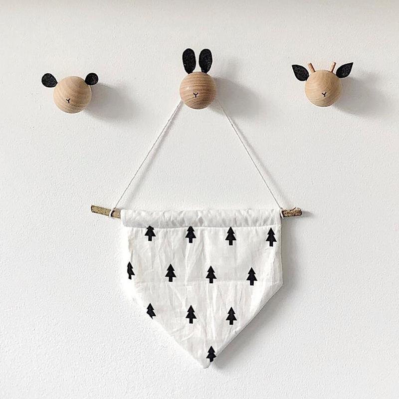 Modern Minimalist Wooden Hook  - Baby Nursery Hooks recension och pris