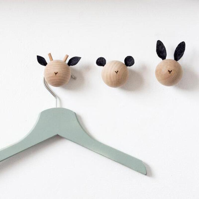 Modern Minimalist Wooden Hook  - Baby Nursery Hooks recension och pris