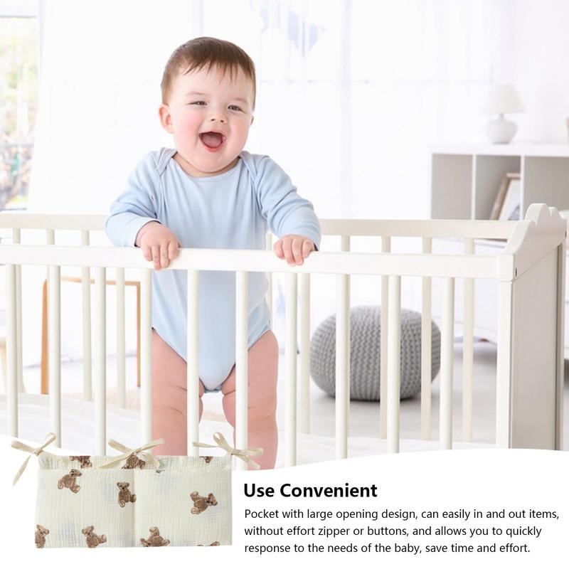Baby Crib Organizer Cot Caddy  - Baby Nursery Bed recension och pris