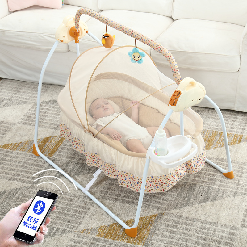 Smart Electric Baby Cradle Bed - Baby Nursery Basket recension och pris