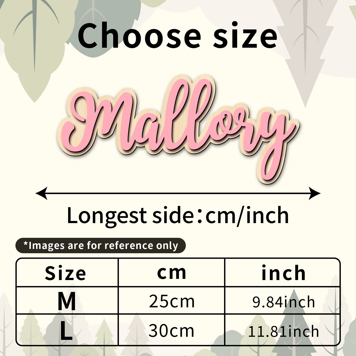 1 Personalized Double-layer Wo - Baby Nursery Ornaments recension och pris