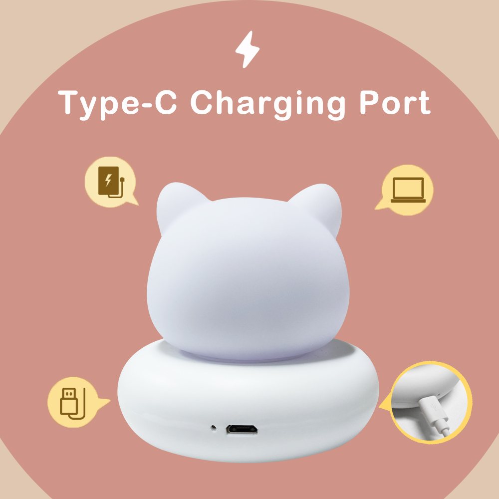 LED Nursery Cat Night Light 3  - Baby Nursery Light recension och pris