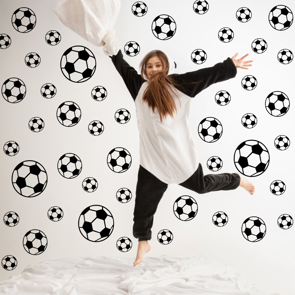 43Pcs Football Wall Stickers F - Baby Nursery Decals recension och pris