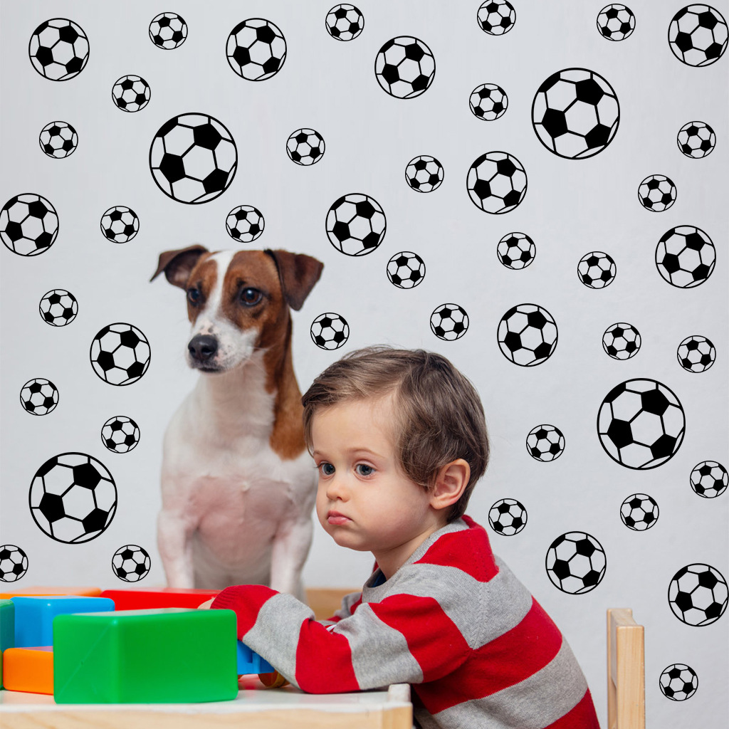 43Pcs Football Wall Stickers F - Baby Nursery Decals recension och pris