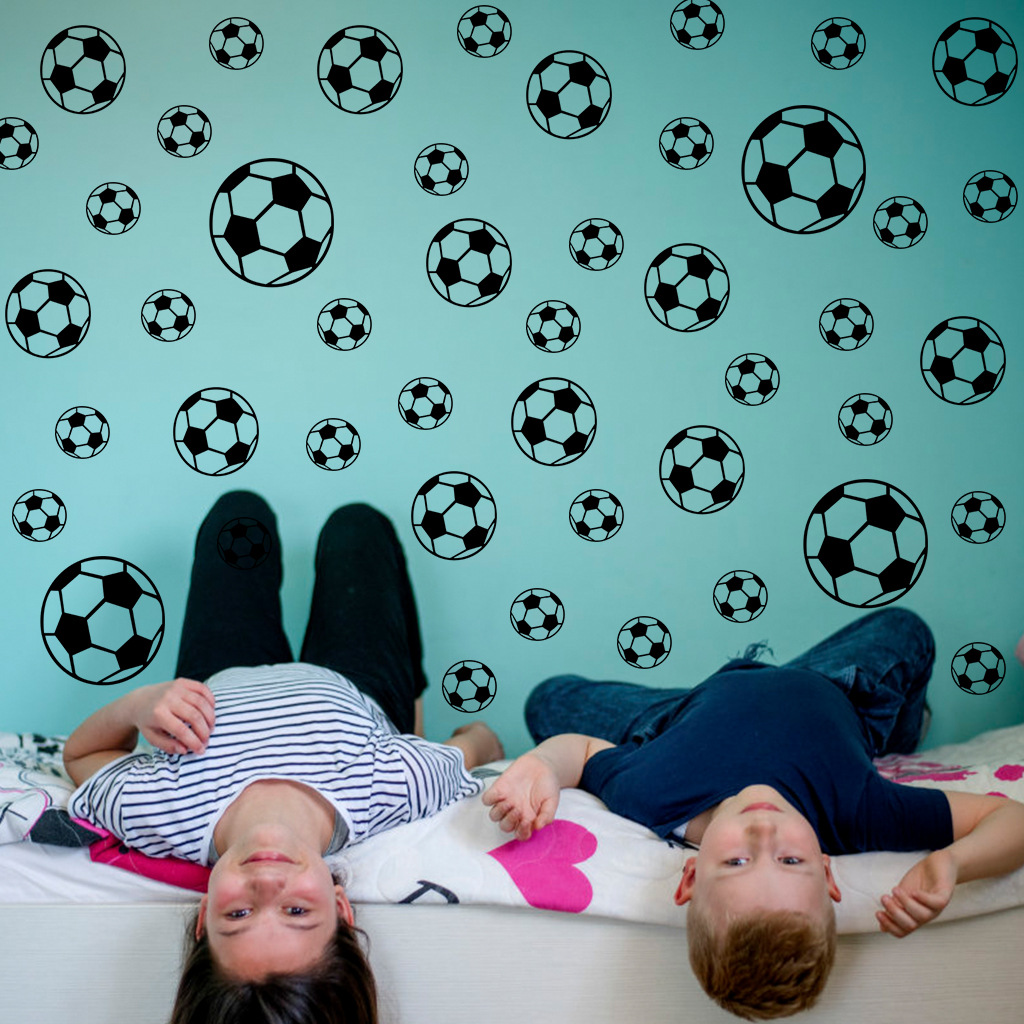 43Pcs Football Wall Stickers F - Baby Nursery Decals recension och pris