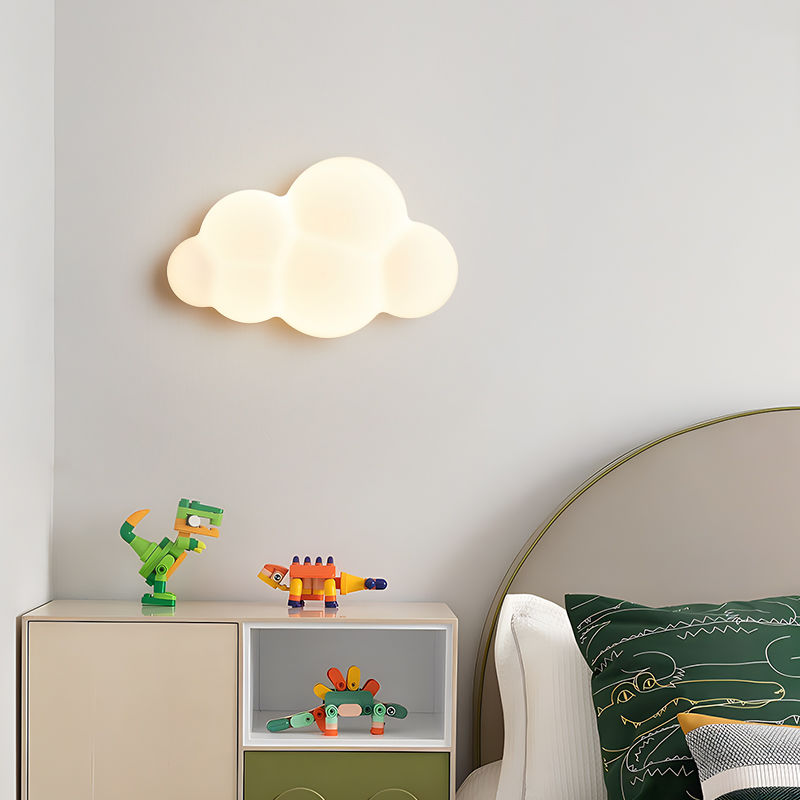 White Cloud Wall Lamps for Chi - Baby Nursery Light recension och pris