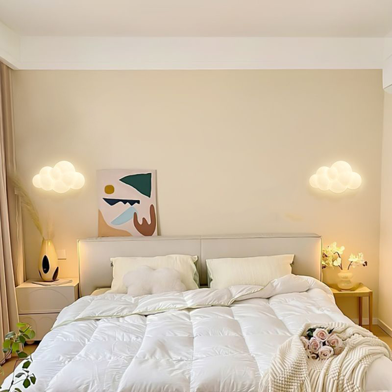 White Cloud Wall Lamps for Chi - Baby Nursery Light recension och pris