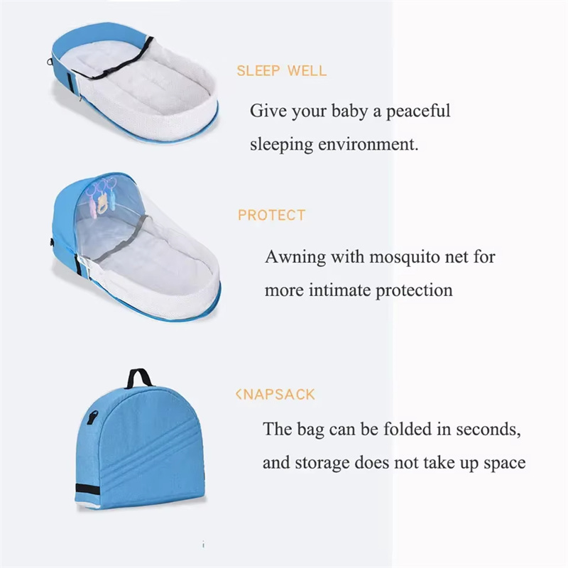 Baby Bed Crib Convenient Foldi - Baby Nursery Bed recension och pris