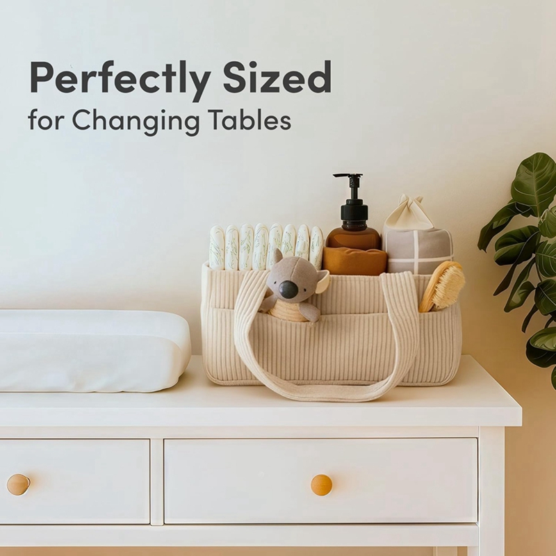 Baby Diaper Organizer for Chan - Baby Nursery Basket recension och pris