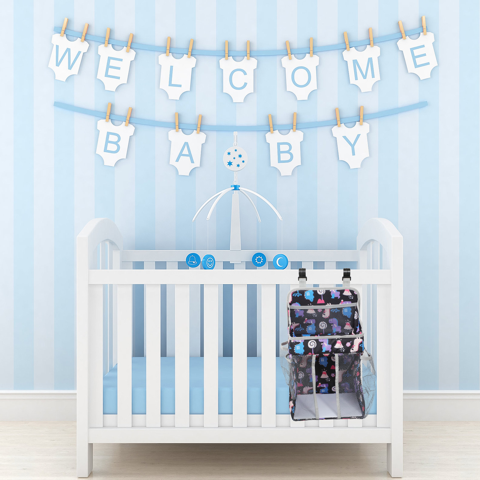 Nappy Bags Nursery Storage Bab - Baby Nursery Bed recension och pris
