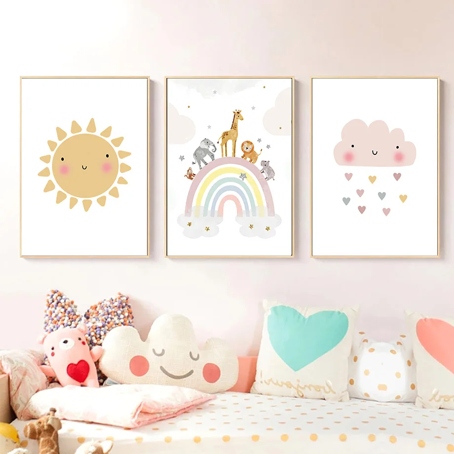 Giraffe Elephant Hot Balloon S - Baby Nursery Ornaments recension och pris