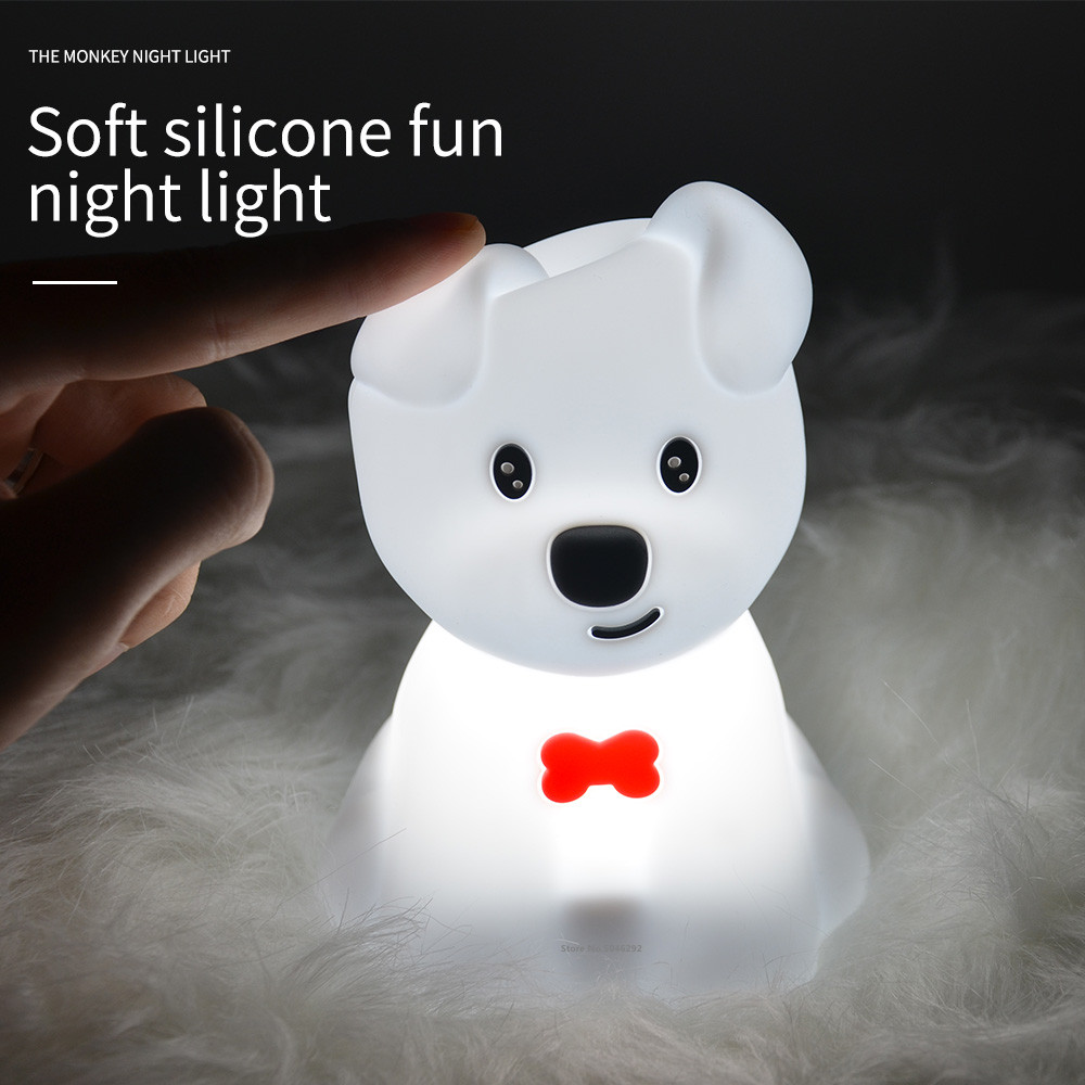 Dog LED Night Light Touch Sens - Baby Nursery Light recension och pris