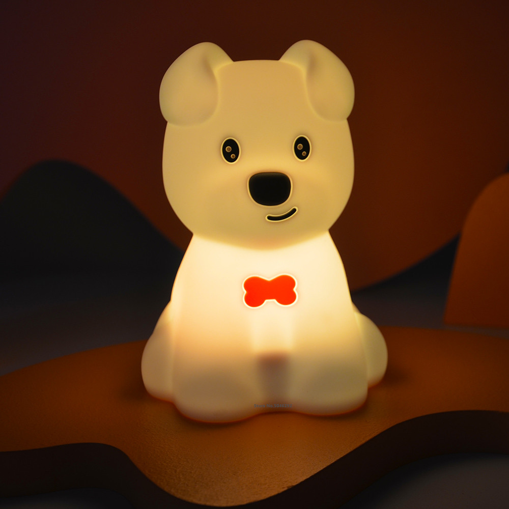 Dog LED Night Light Touch Sens - Baby Nursery Light recension och pris