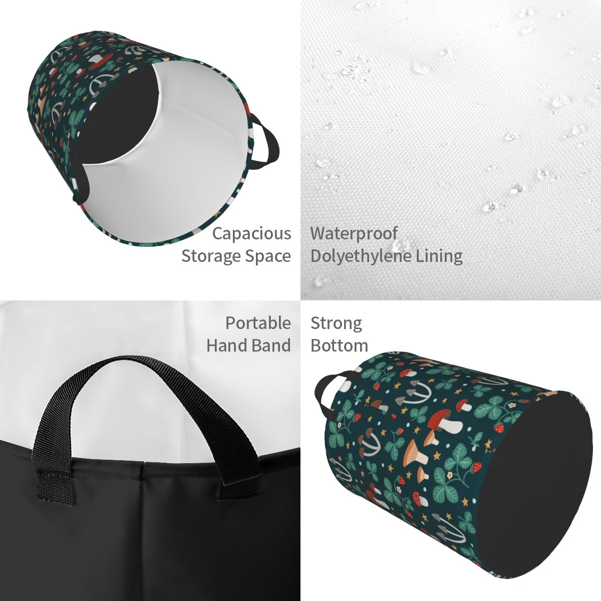 Magic Forest Laundry Basket Co - Baby Nursery Basket recension och pris