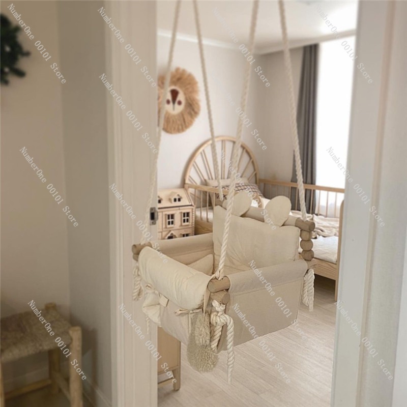 Korean Style Indoor Hanging Ch - Baby Nursery Basket recension och pris