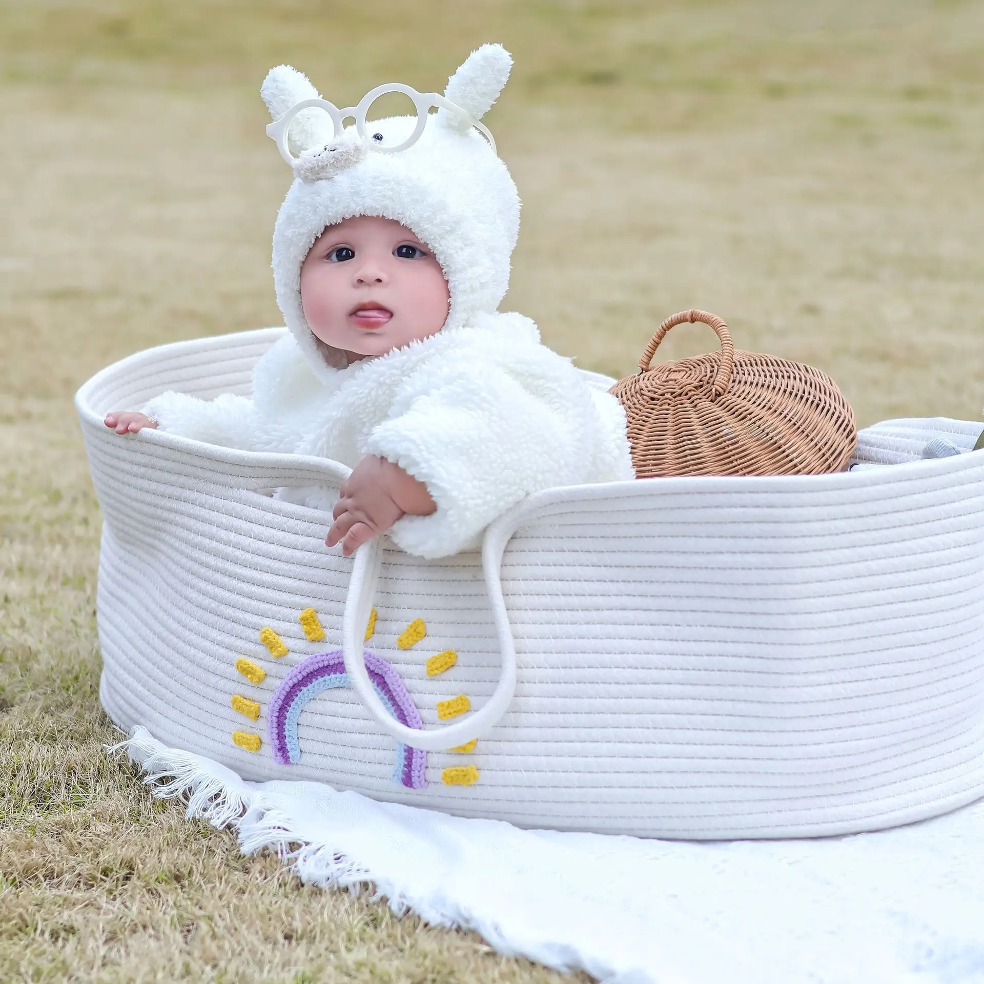 Portable Baby Carrying Basket  - Baby Nursery Basket recension och pris