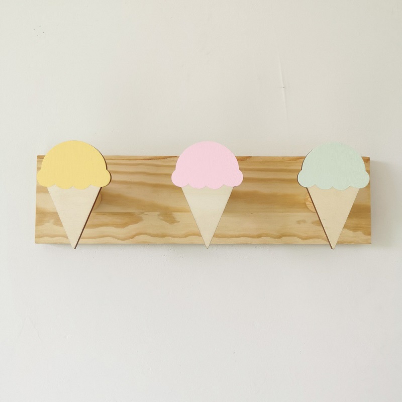 Girl Decorative Hooks Wooden W - Baby Nursery Hooks recension och pris
