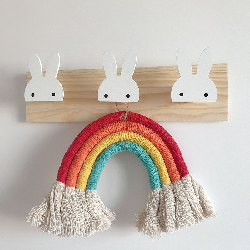 Girl Decorative Hooks Wooden W - Baby Nursery Hooks recension och pris