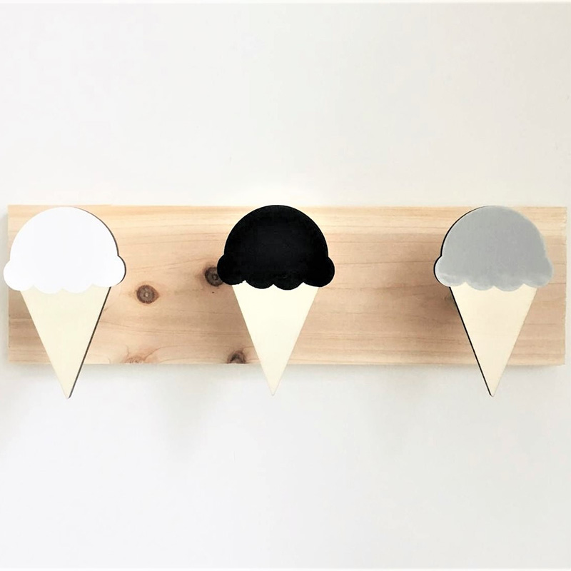 Girl Decorative Hooks Wooden W - Baby Nursery Hooks recension och pris