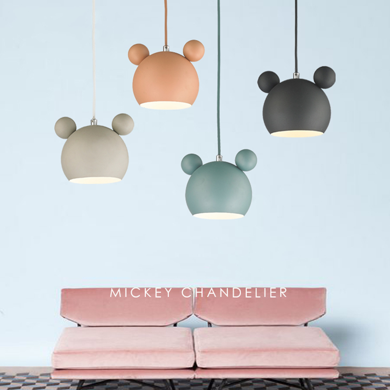 Modern Mickey Pendant Lights C - Baby Nursery Light recension och pris