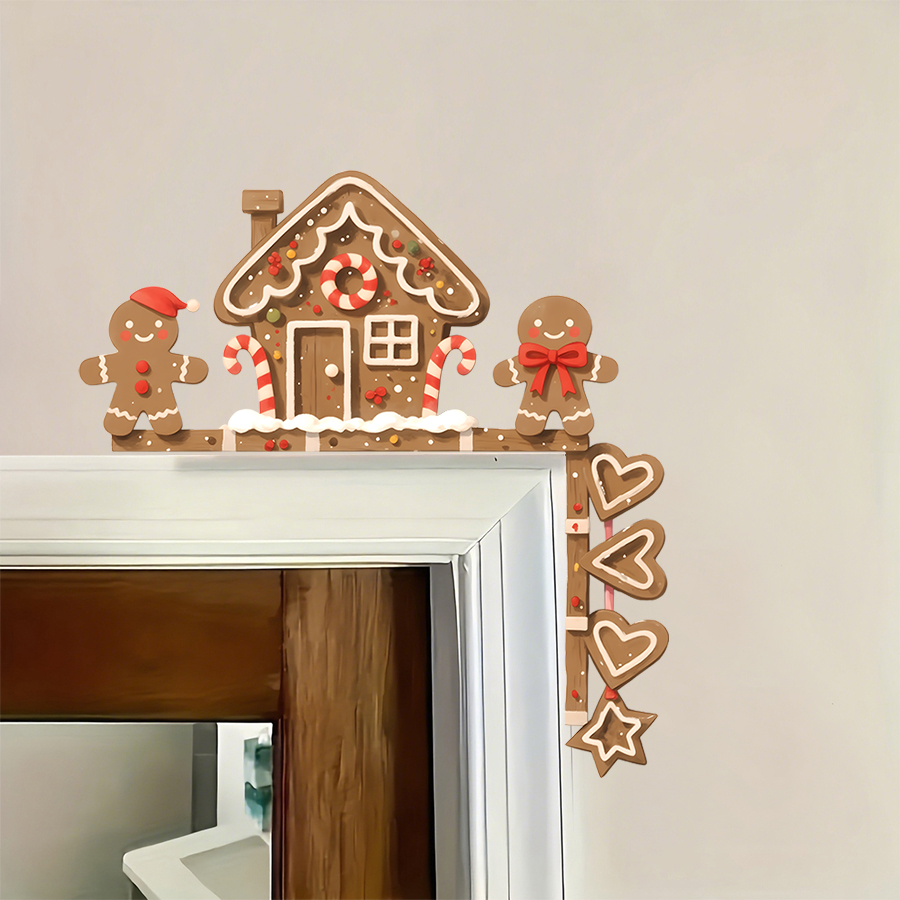 Gingerbread House & Man Christ - Wall Decal Nursery recension och pris