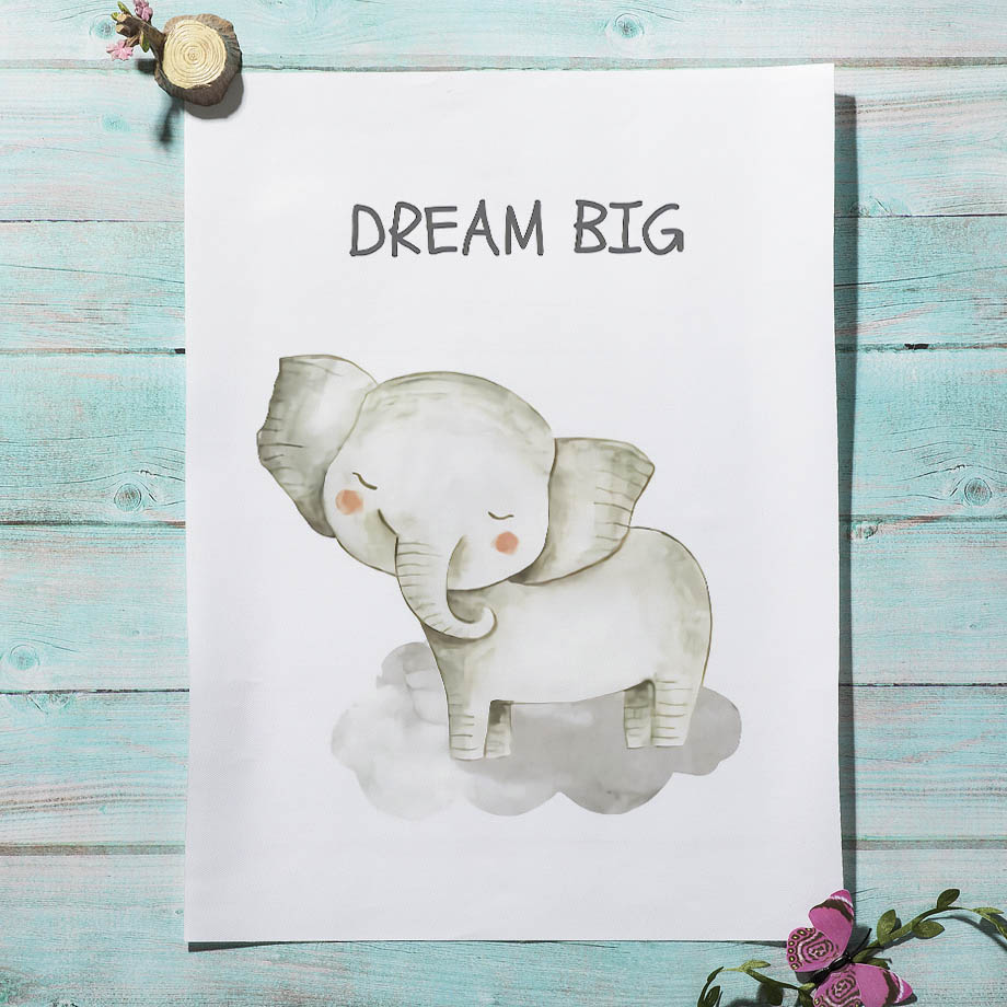 Nursery Wall Art Canvas Painti - Baby Nursery Mirror recension och pris