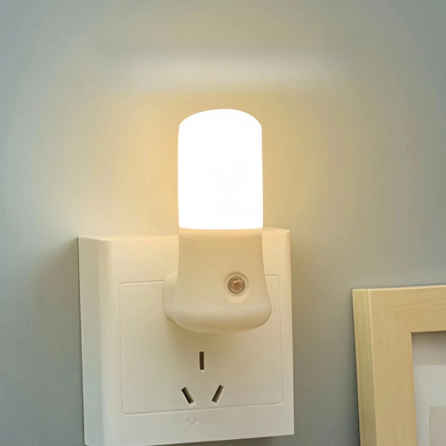 LED Night Light  White EU /USP - Baby Nursery Light recension och pris