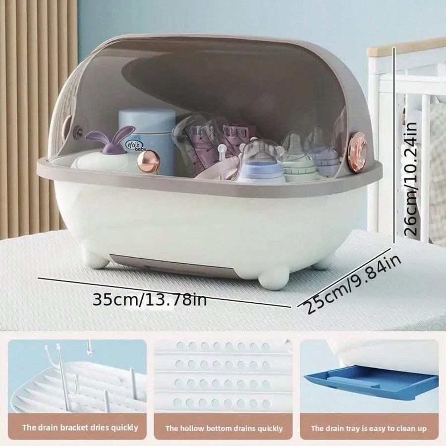 Baby Bottle Drying Rack Storag - Baby Nursery Unit recension och pris