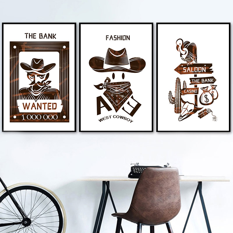 Child Room Cartoon Western Cow - Baby Nursery Mirror recension och pris