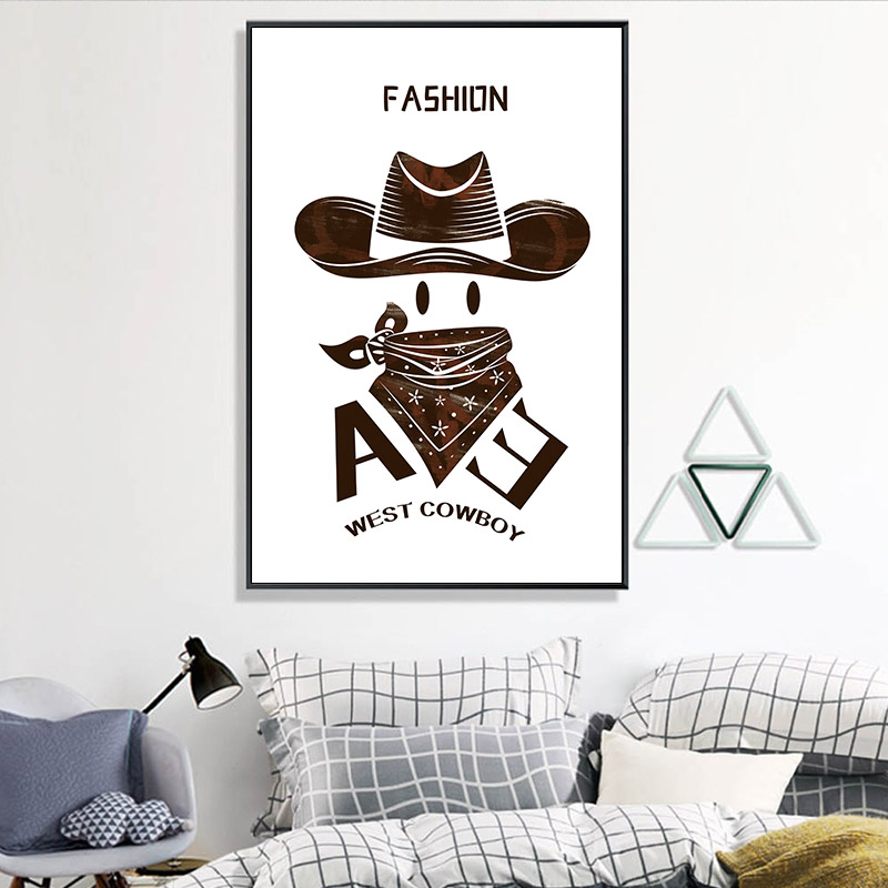 Child Room Cartoon Western Cow - Baby Nursery Mirror recension och pris