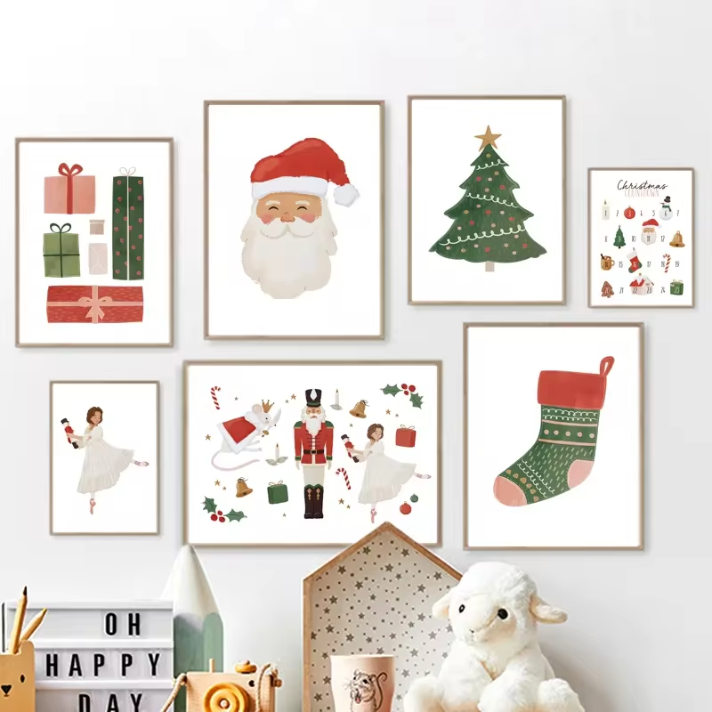 Cartoon Christmas Gift Socks M - Baby Nursery Mirror recension och pris