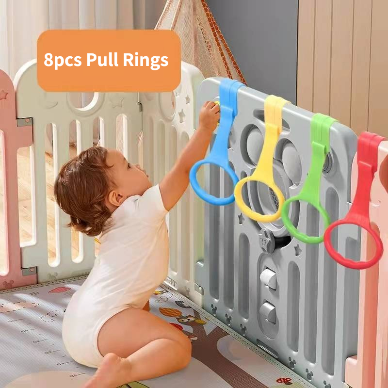 8pcs Pull Rings for Playpen Ba - Baby Nursery Hooks recension och pris