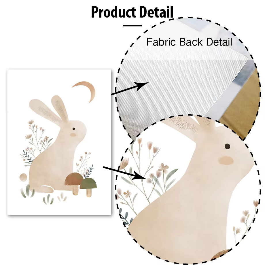 Boho Rabbit Fox Hedgehog Bird  - Baby Nursery Mirror recension och pris