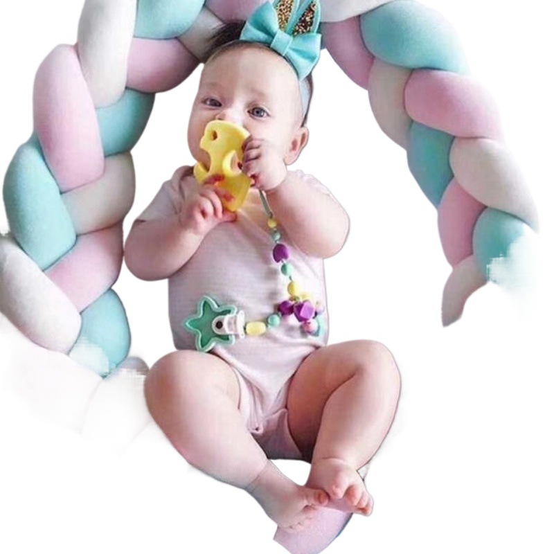 1.5M Baby Bumper Bed Braid Kno - Baby Nursery Rhymes recension och pris