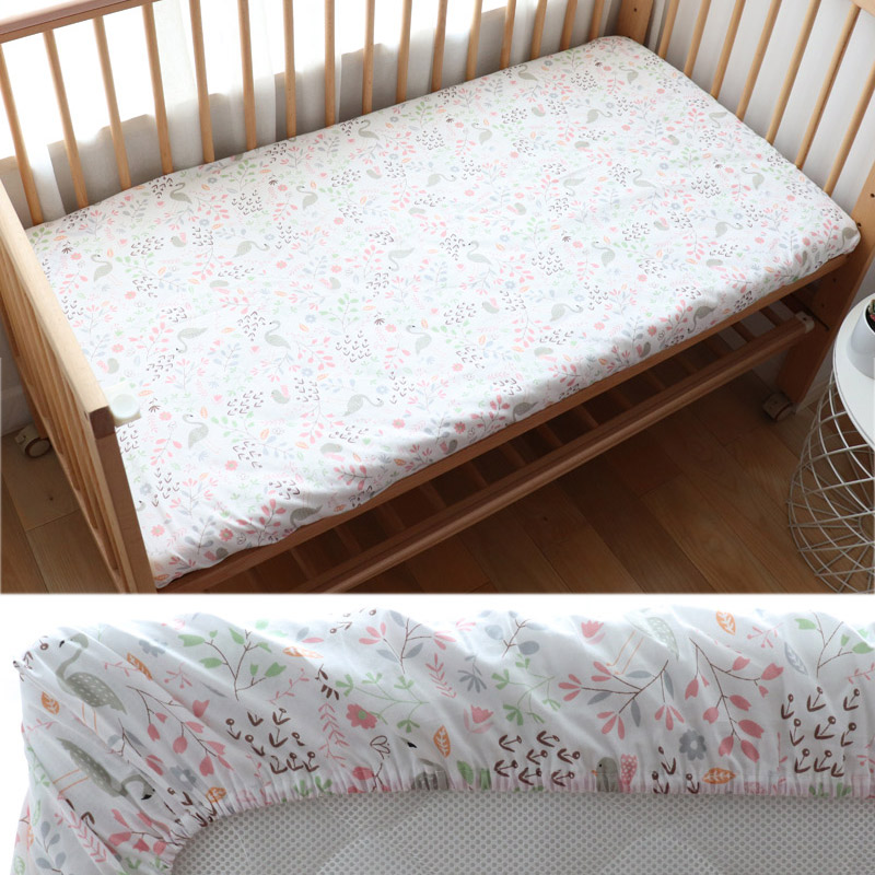 130x70cm 100% Cotton Baby Crib - Baby Nursery Bed recension och pris