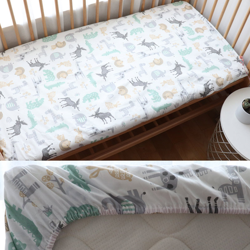 130x70cm 100% Cotton Baby Crib - Baby Nursery Bed recension och pris