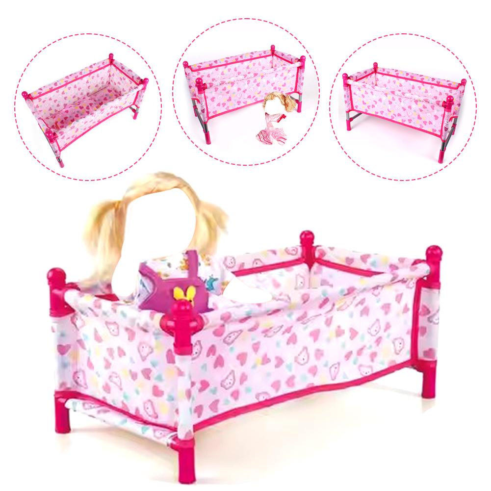 Toy Bed Simulation Baby Doll B - Baby Nursery Bed recension och pris