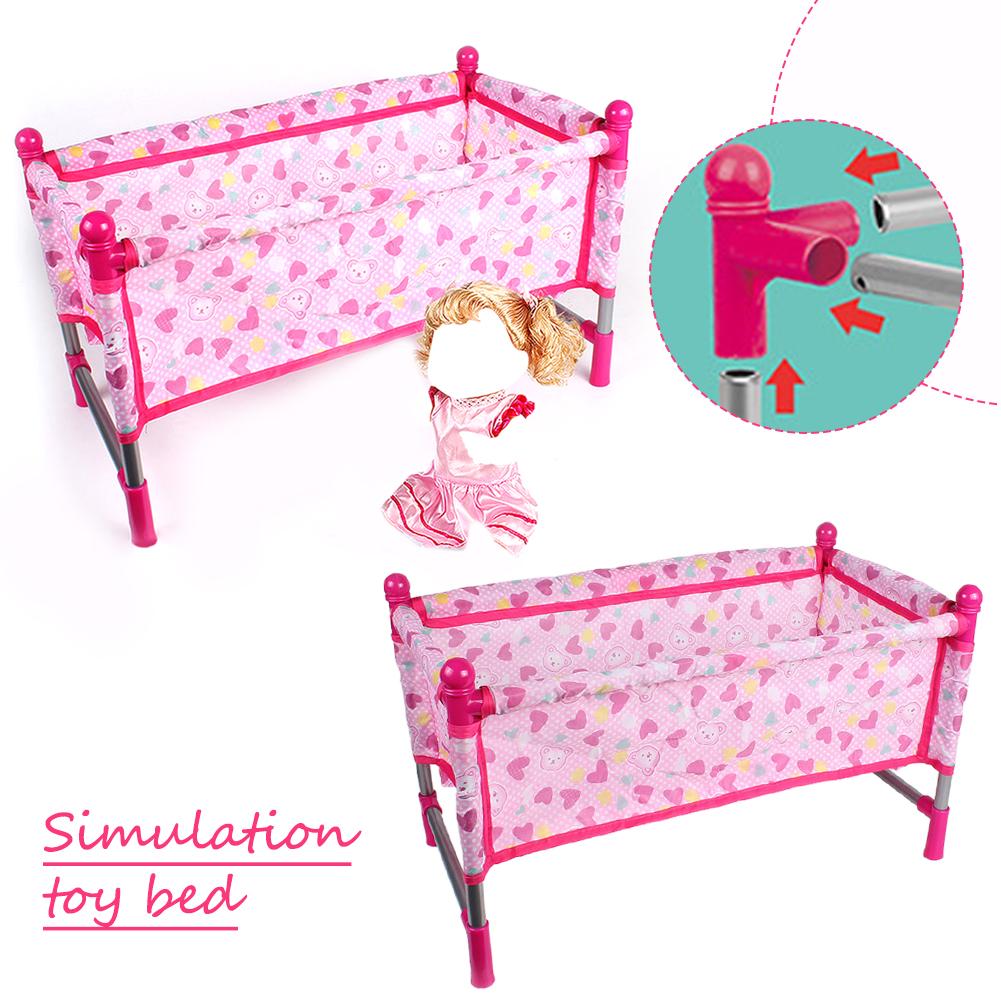 Toy Bed Simulation Baby Doll B - Baby Nursery Bed recension och pris