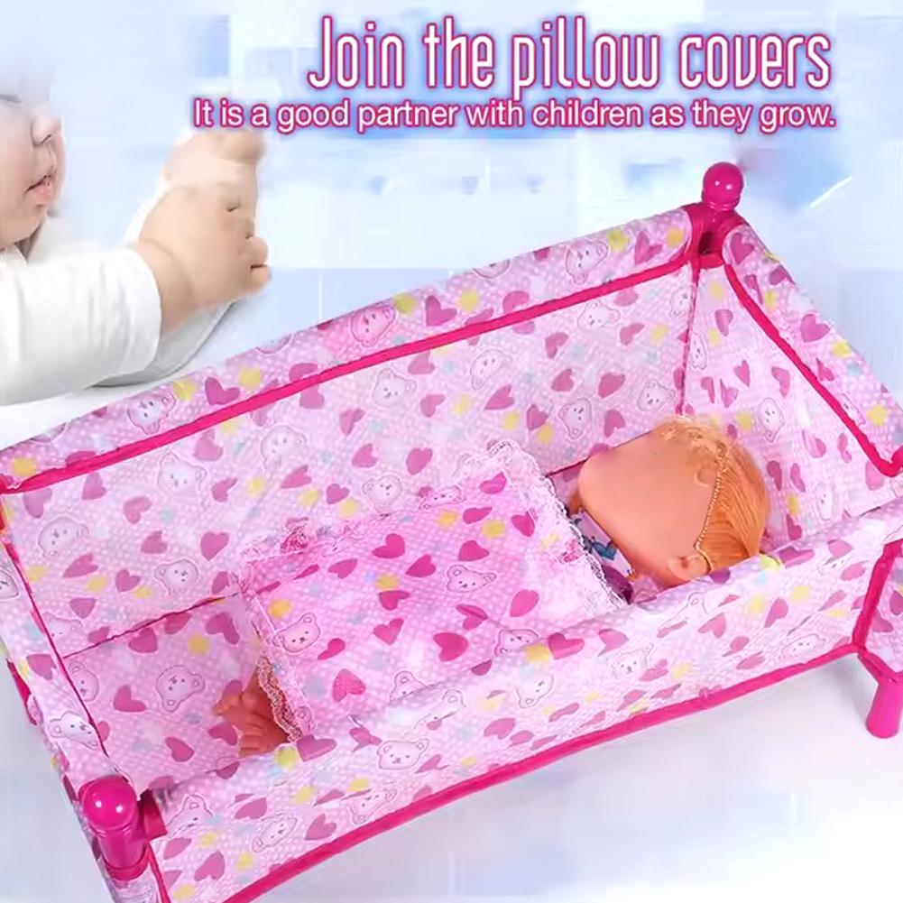 Toy Bed Simulation Baby Doll B - Baby Nursery Bed recension och pris
