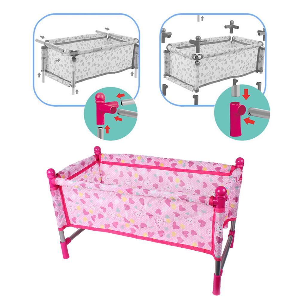 Toy Bed Simulation Baby Doll B - Baby Nursery Bed recension och pris