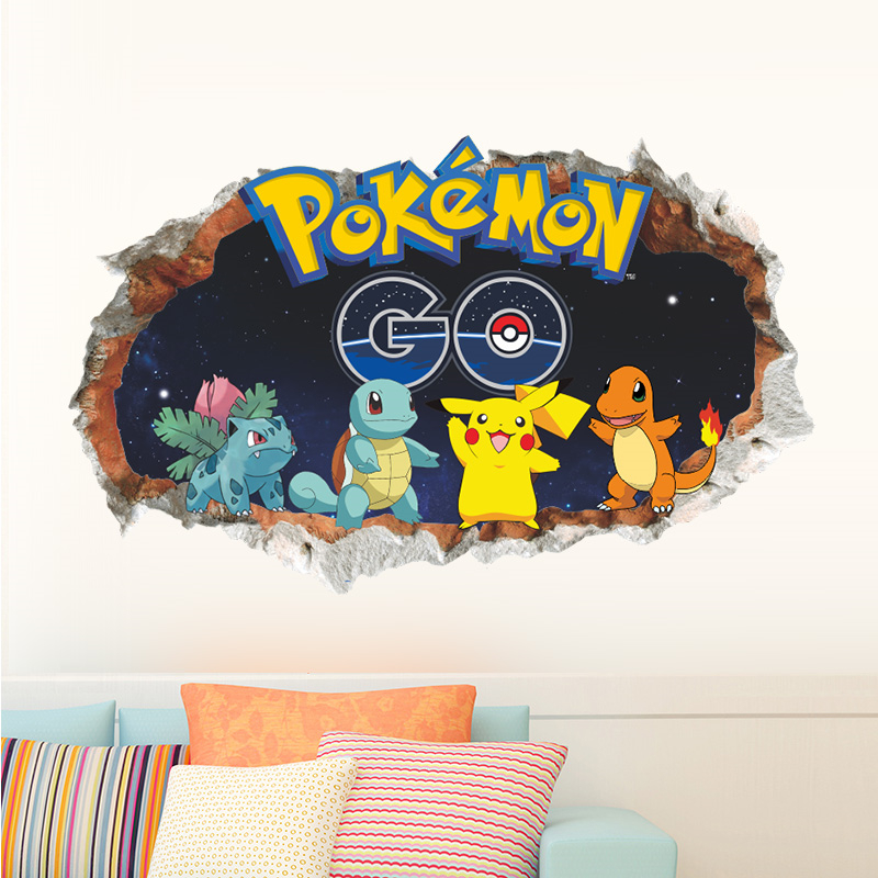 Cartoon Pokémon Pikachu Wall S - Wall Decal Nursery recension och pris
