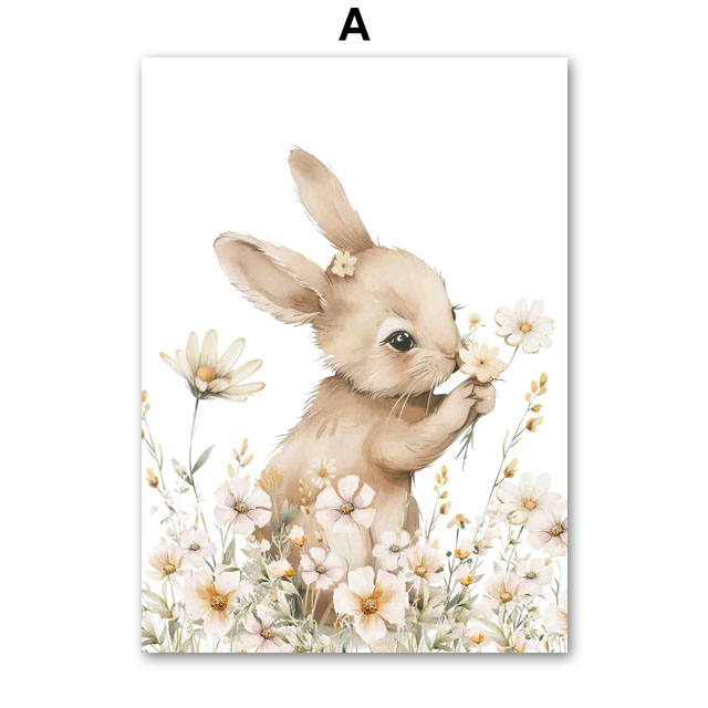 Autumn Rabbit Wild Flower Dais - Baby Nursery Mirror recension och pris