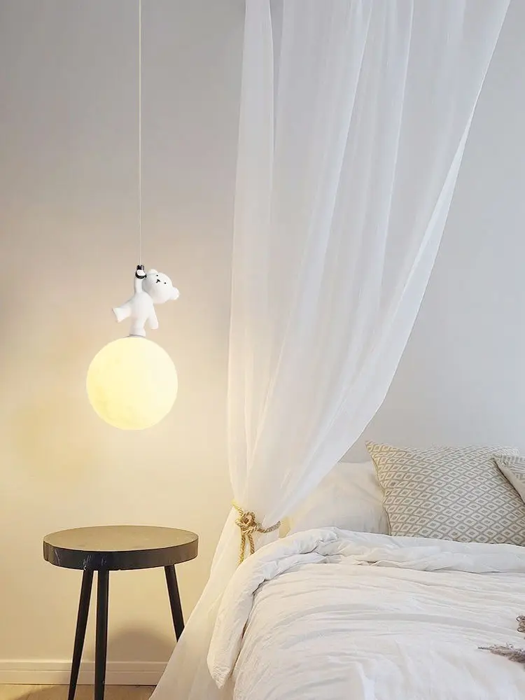 Bear Lamp Cartoon Nursery Beds - Baby Nursery Light recension och pris