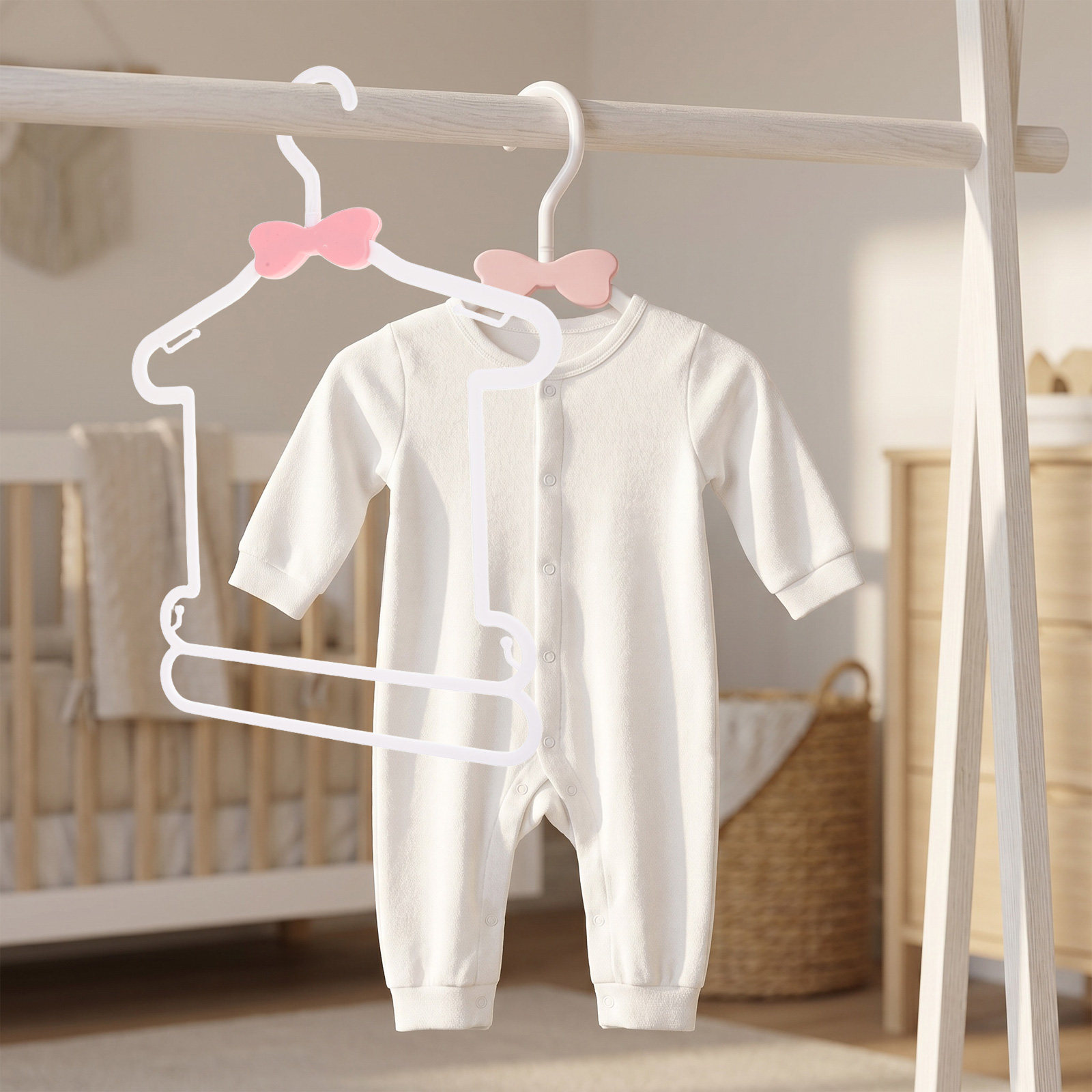 8Pcs Anti Slip Newborn Hangers - Baby Nursery Hooks recension och pris